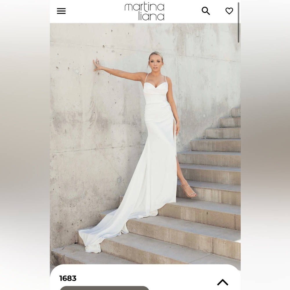 Custom Martina Liana Wedding Dress